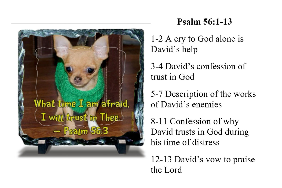 Psalms 56  KJV Scripture Art