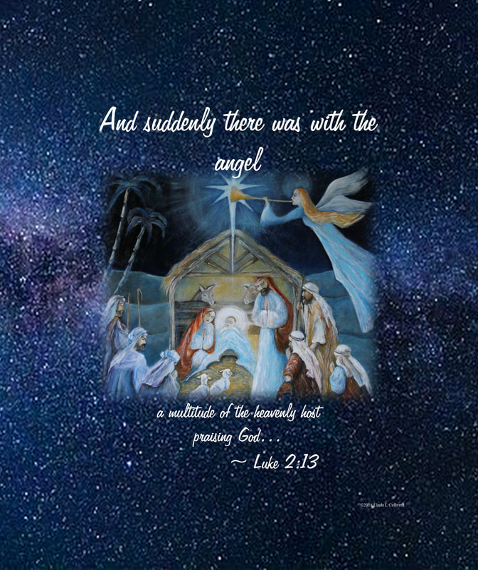 O Holy Night with Luke 2:13   